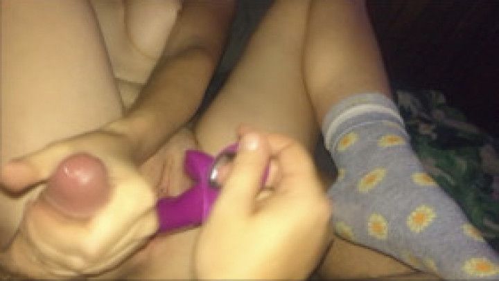 Super Hot Teen In Socks! Mutual HandJobs