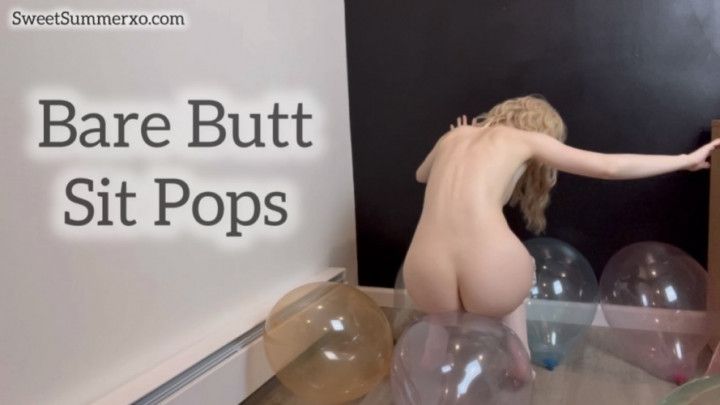 Bare Butt Sit Popping 14 inch Soap Crystal Belbals