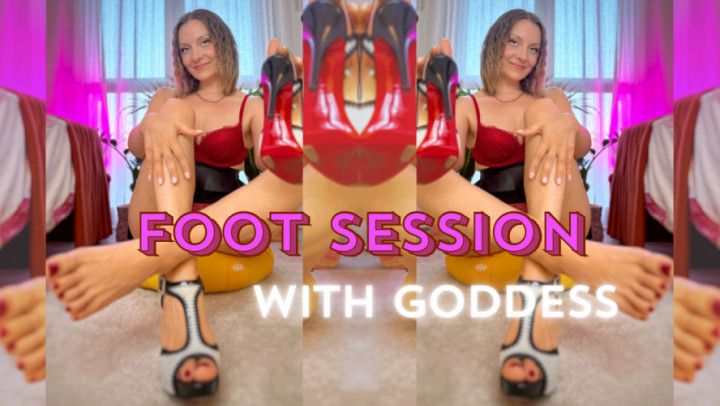 Foot session with Goddess