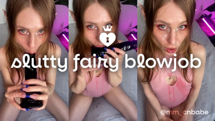 Slutty Fairy giving blowjob