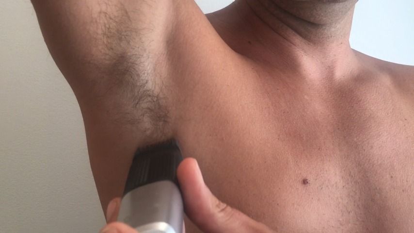 jack trimming armpit hair