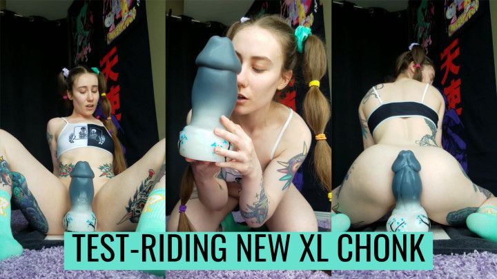 First time test-riding the XL Chonk