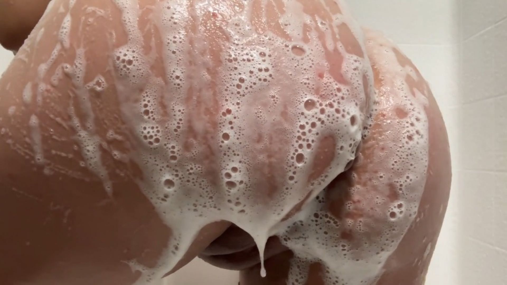 soapy booty tease