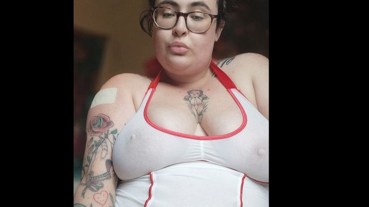 Busty BBW Nurse at your service, Mr