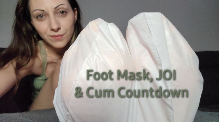 Foot Mask, JOI &amp; Cum Countdown