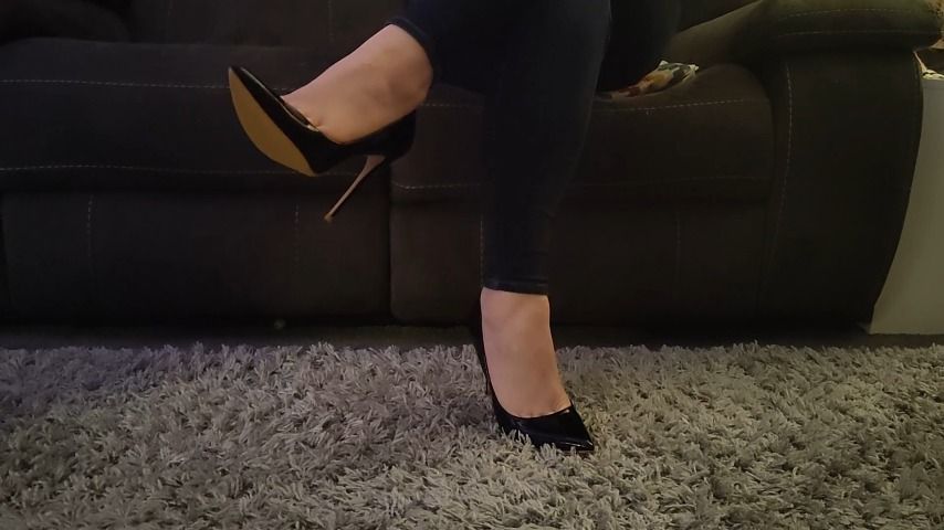 My black heels get cum inside JOI Custom