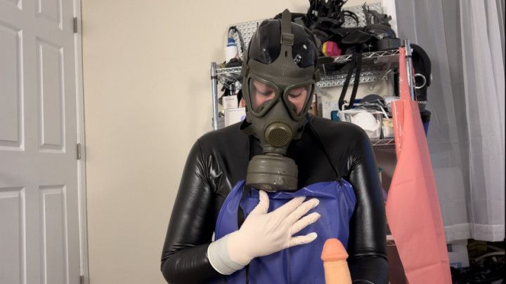 GAS MASK Fetish Nurse milks You