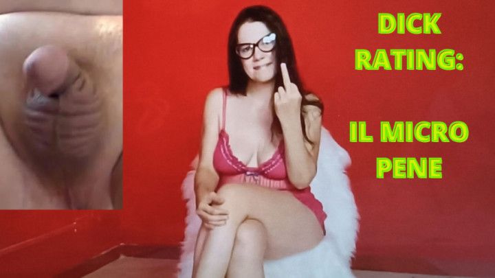 DICK RATING: SCUFF YOUR MICROPENIS - RICHIESTA VIDEO