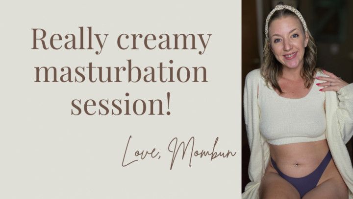 Creamy Solo Masturbation