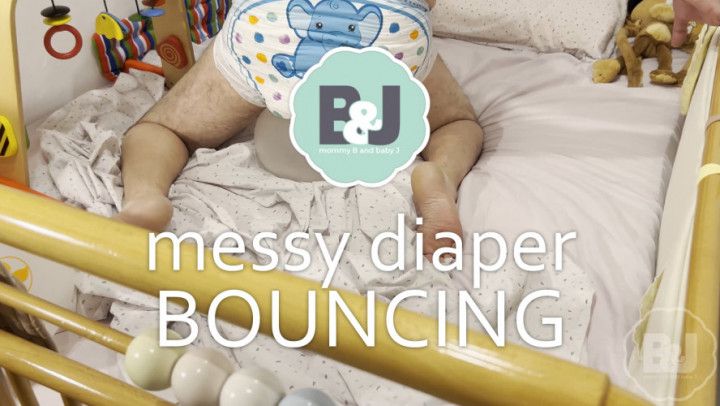 Messy diaper boucing