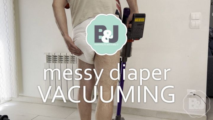 Messy diaper vacuuming