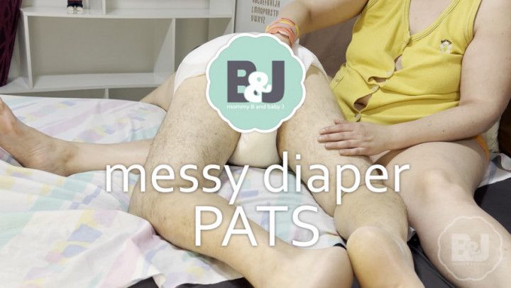 Messy diaper pats