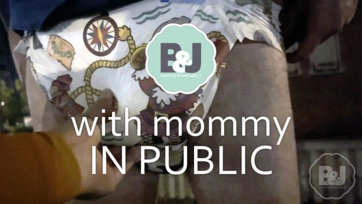 With mommy in public