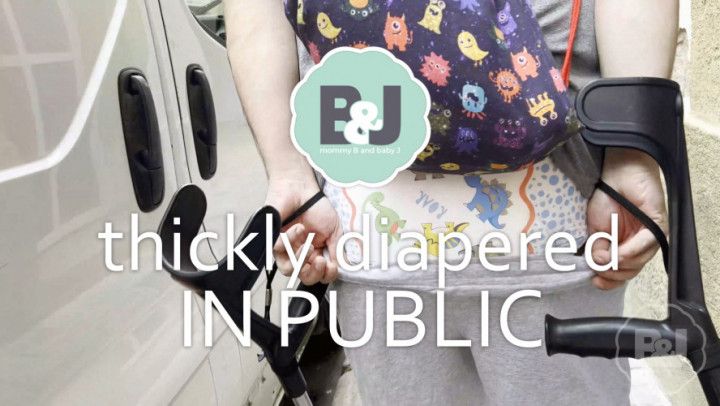 Tickly diapered in public