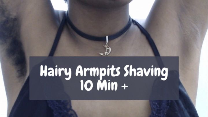 10min+ Hairy Armpits Shaving