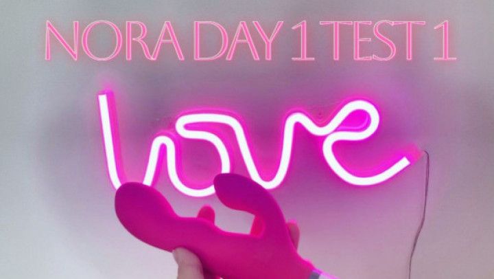 nora, day 1 test 1