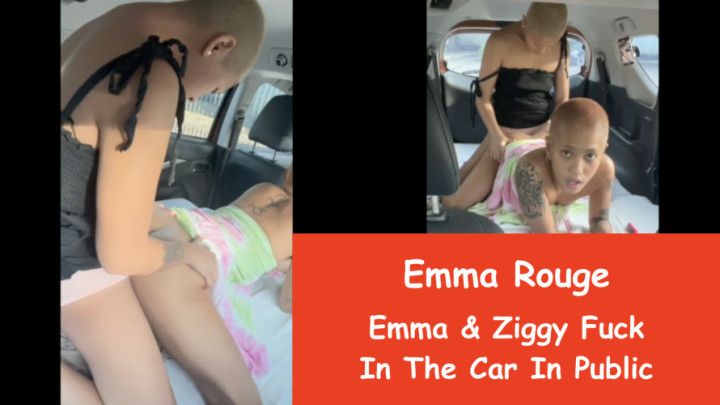 Emma Rouge - Ziggy &amp; Emma Fuck In A Carpark - Premium Video