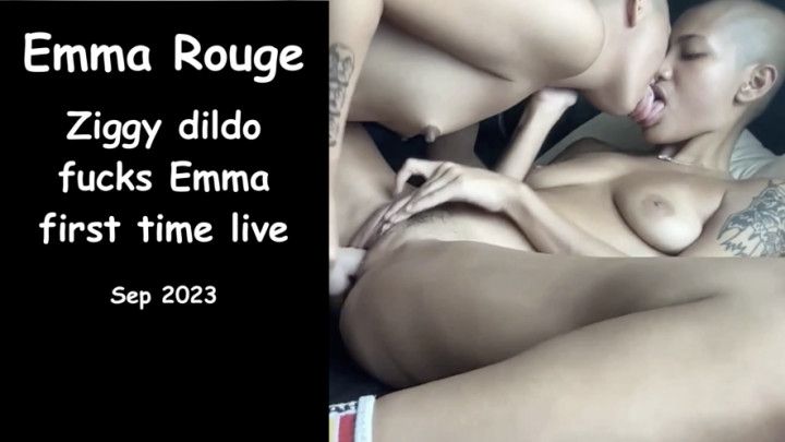 Emma Rouge - Ziggy Rouge Eats &amp; Dildo Fucks Emma