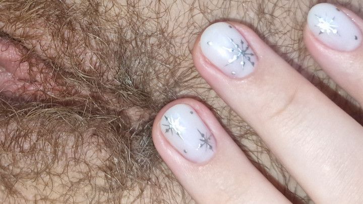 shaving my hairy pussy