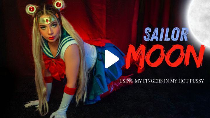 Sailor moon fingering my hot pussy