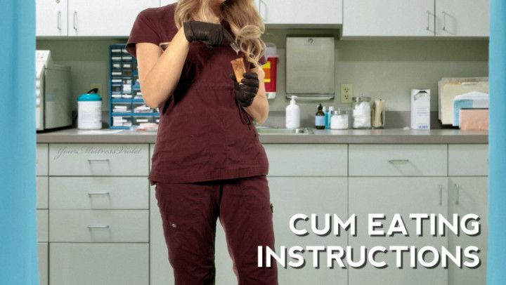 Nurse Roleplay: Cum Eating Instructions