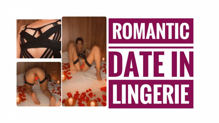 Romantic date in lingerie