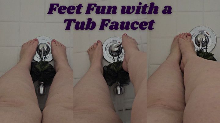 SSBBW Tub Feet &amp; Toe Wiggles