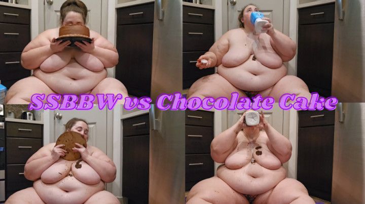 SSBBW vs Chocolate Cake