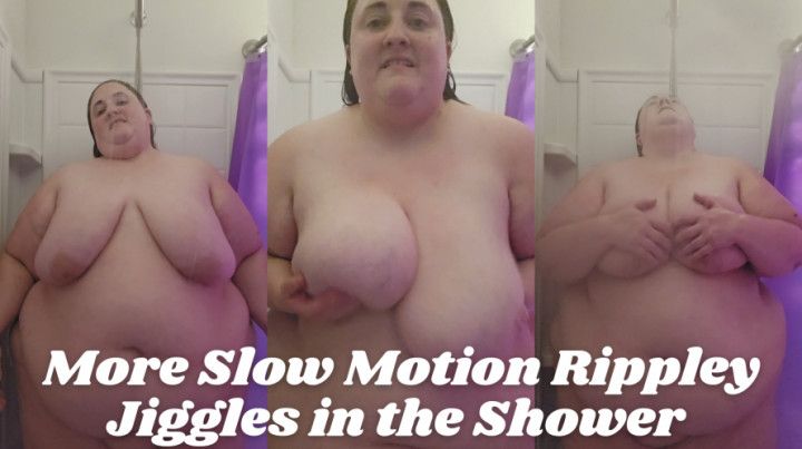 More Slow Motion Rippley Jiggles in the Shower