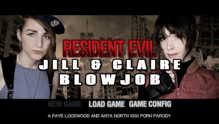 Resident Evil: Jill &amp; Claire Blowjob