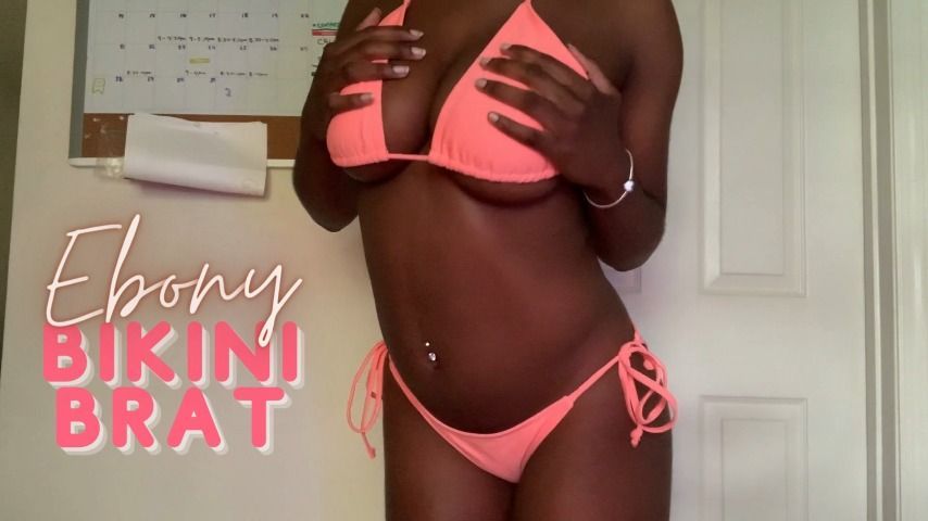 Ebony Bikini Brat