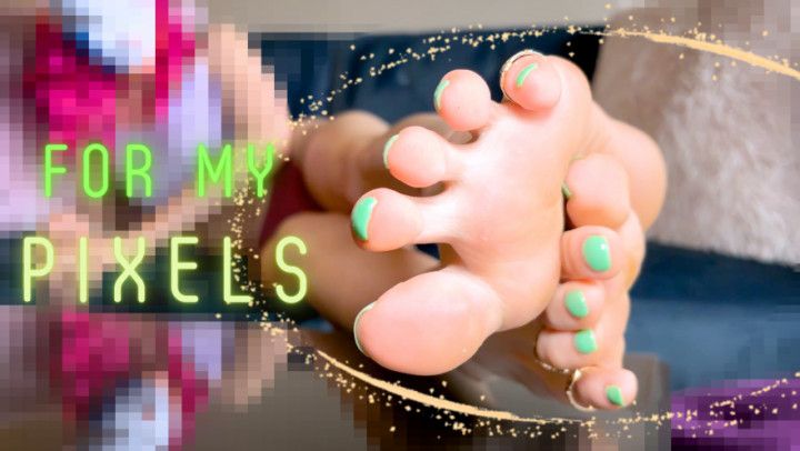 JOI - Rub your shrimp dicklet to my feet and my pixels [4K