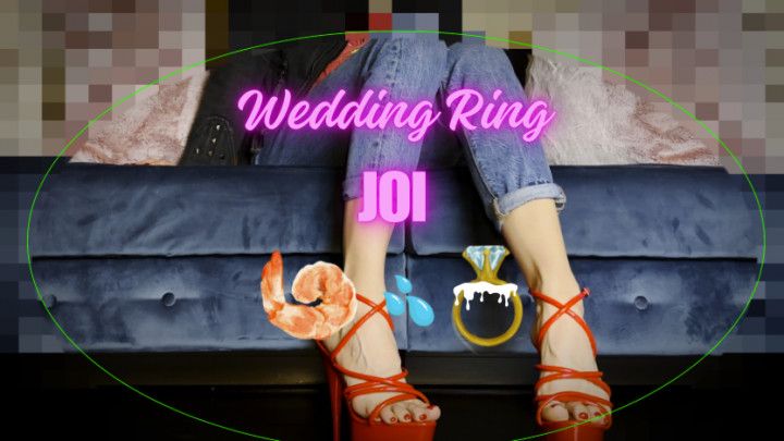 Squirt on your wedding ring JOI