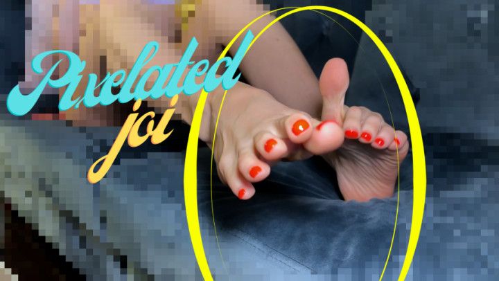 4K] Brainless Bimbo Slut JOI - Femdom Foot Worship