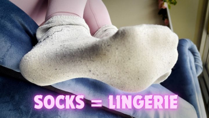 Socks are like Lingerie for beta men - gooning session 31