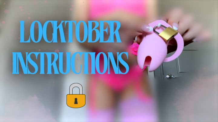 Locktober 2024 - Chastity Goddess Chloe Love