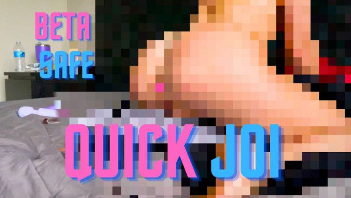 Quick JOI for Betas - Cum Fast Loser