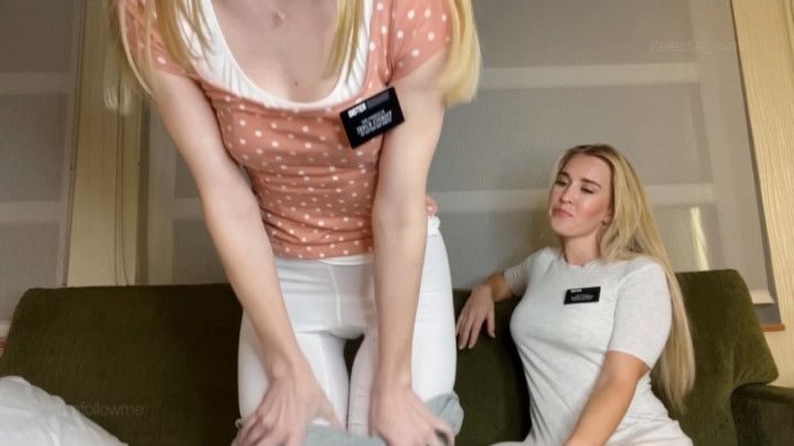 Lesbian Mormon Missionaries Cannot Resist Each Other