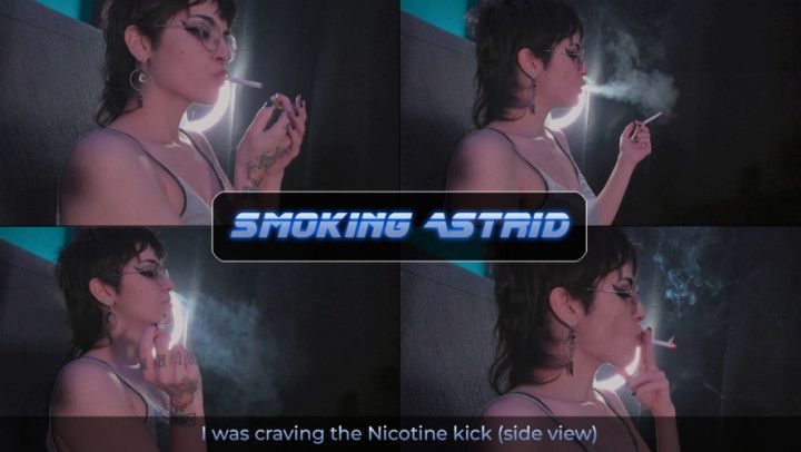 I was craving the Nicotine kick side view) | Astrid ASMR