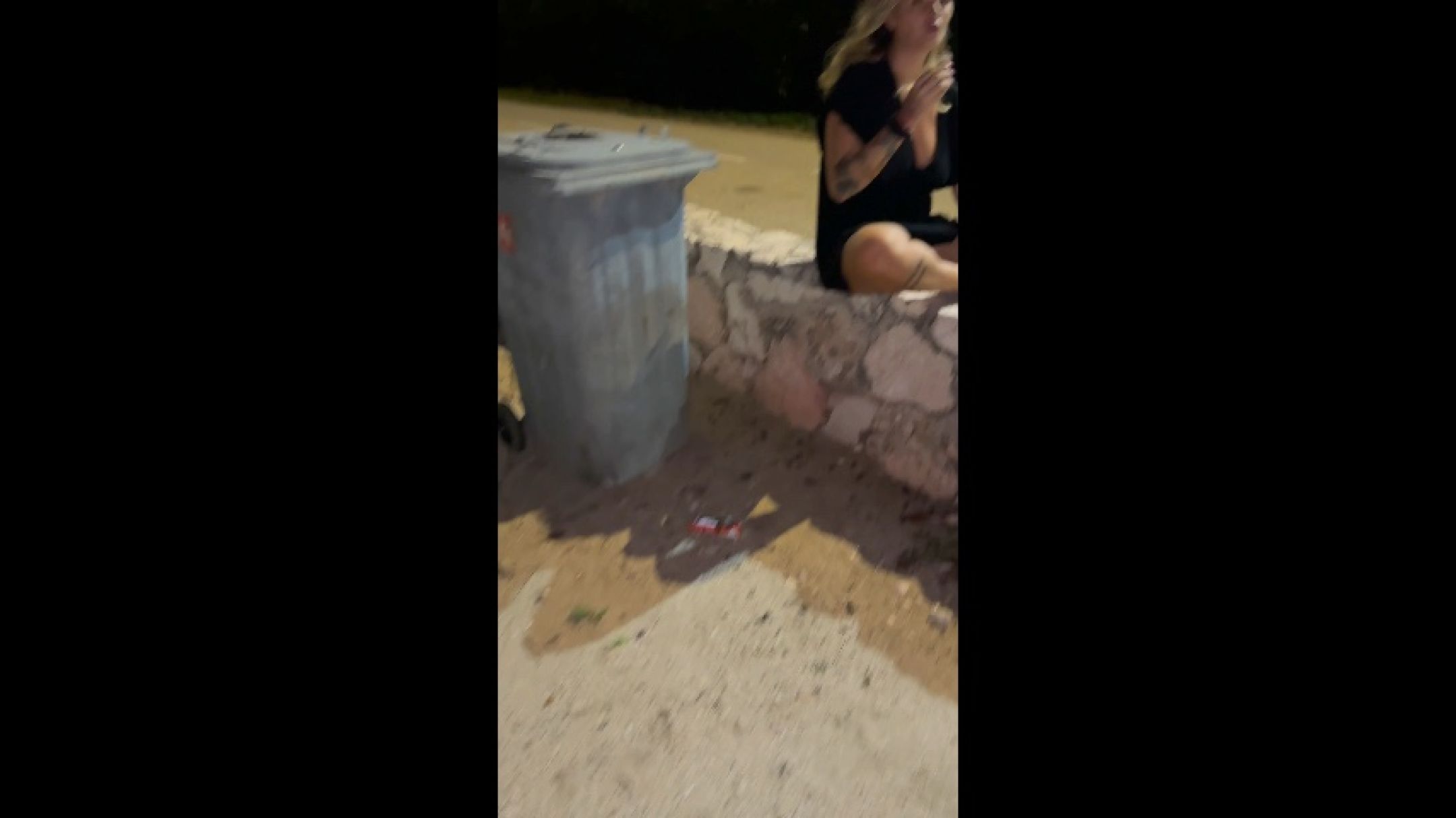 Littering next to the trashcan