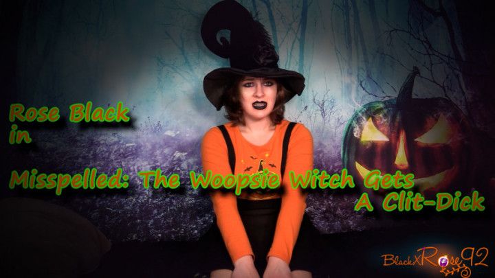 Misspelled: The Woopsie Witch Gets A Clit Dick