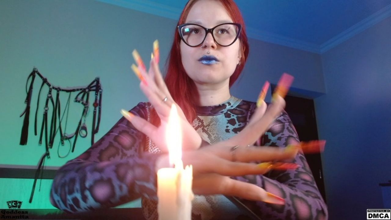 Divine mesmerizing long tropical nails play with fire