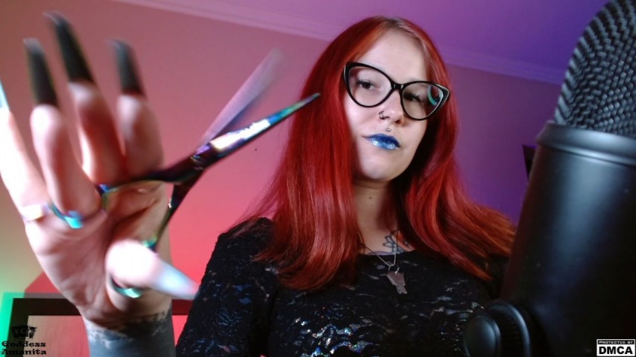 Hairdresser's scissors ASMR