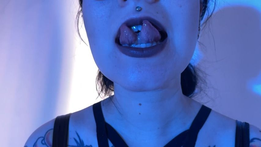 Split tongue teasing