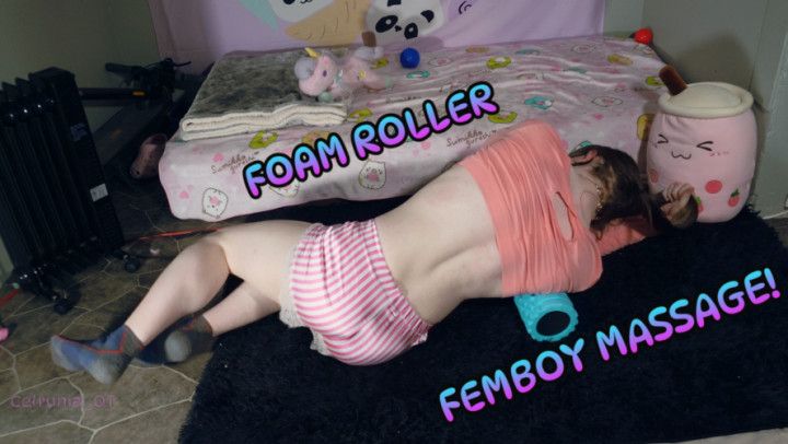 Foam Roller Femboy Massage