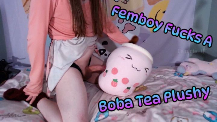 Femboy Fucks A Boba Tea Plushy