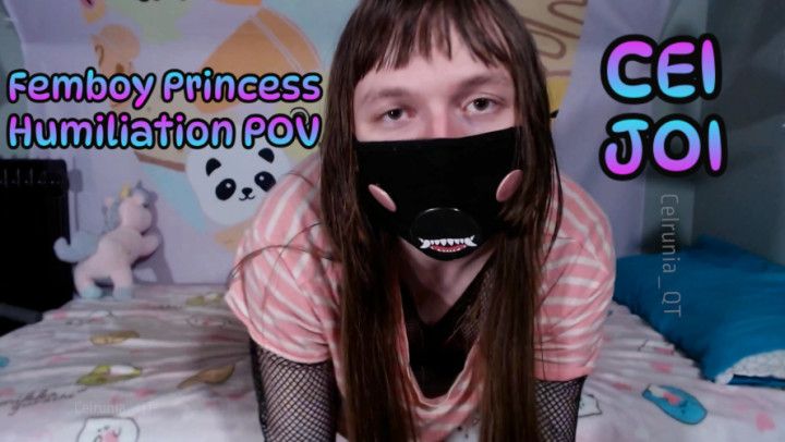 Femboy Princess Humiliation POV CEI JOI