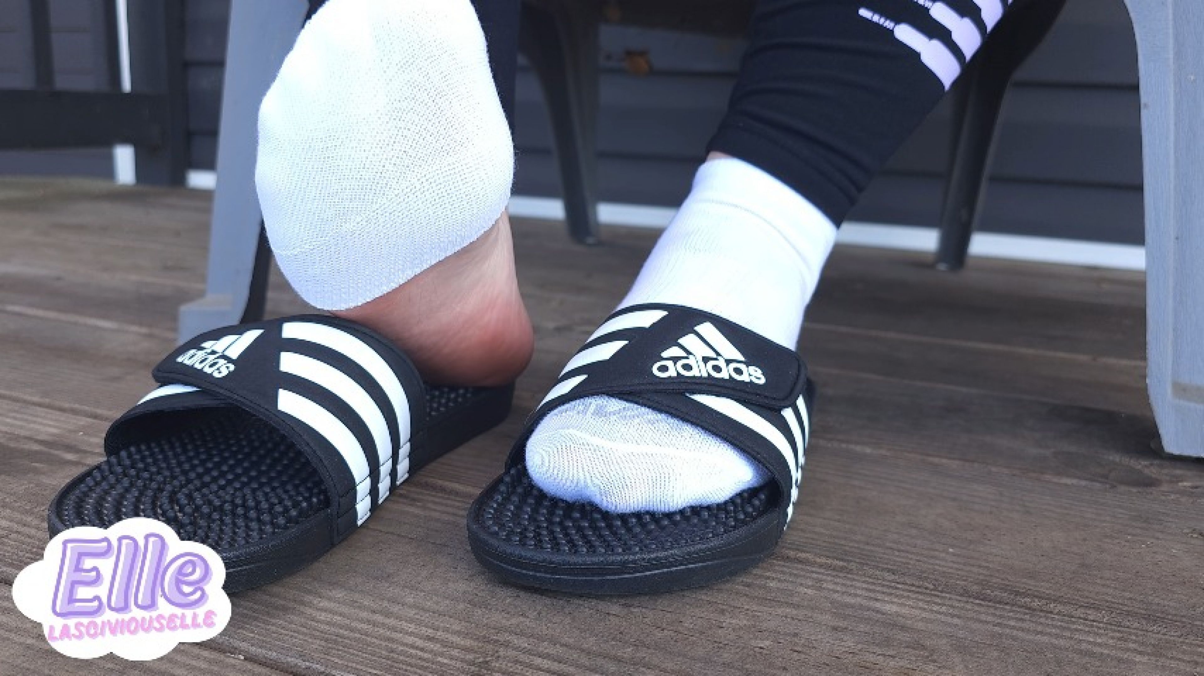 Sock Removal with Slides Outdoors Full