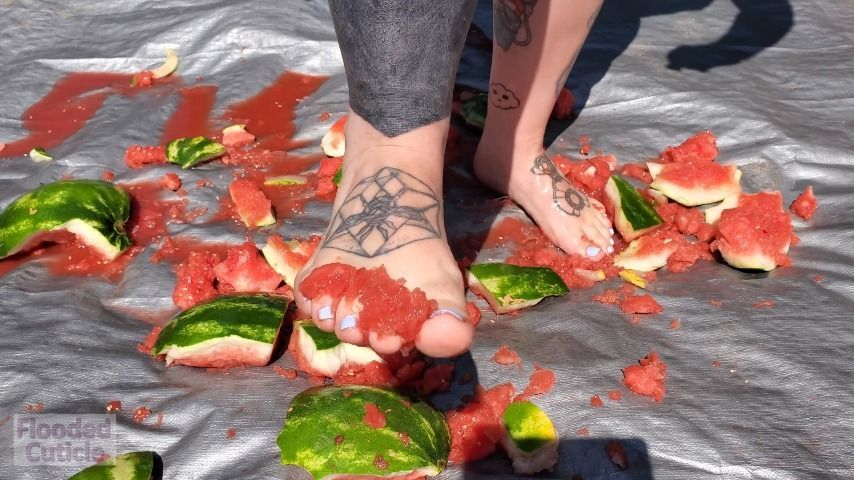 Short of me crunching and stomping a watermelon