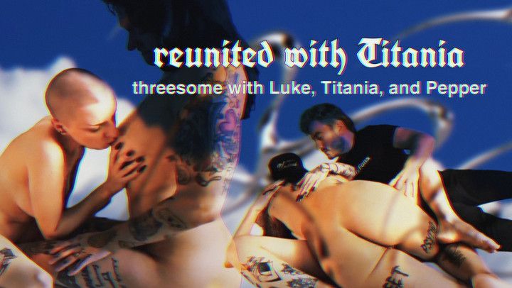 reunited threesome | passionate bi fuck with friends